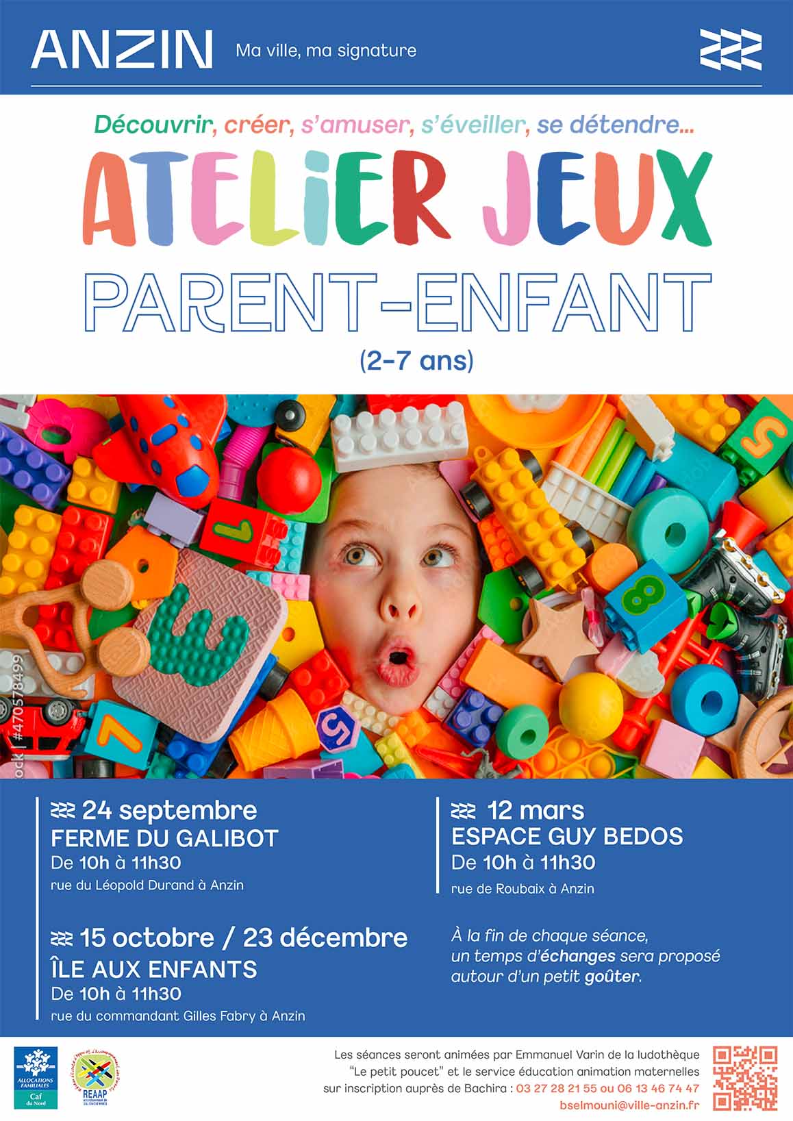 Atelier jeux parent-enfant (2-7 ans)
